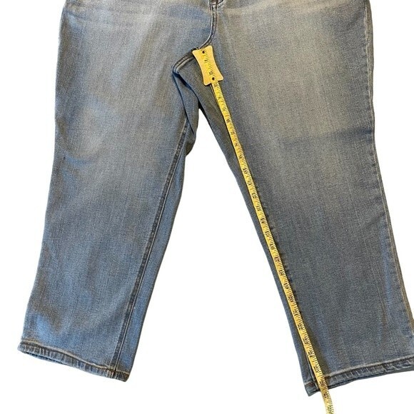 Lane Bryant Flex Magic Waistband High Rise Straight Leg Jeans Plus Size 18 - Picture 9 of 9